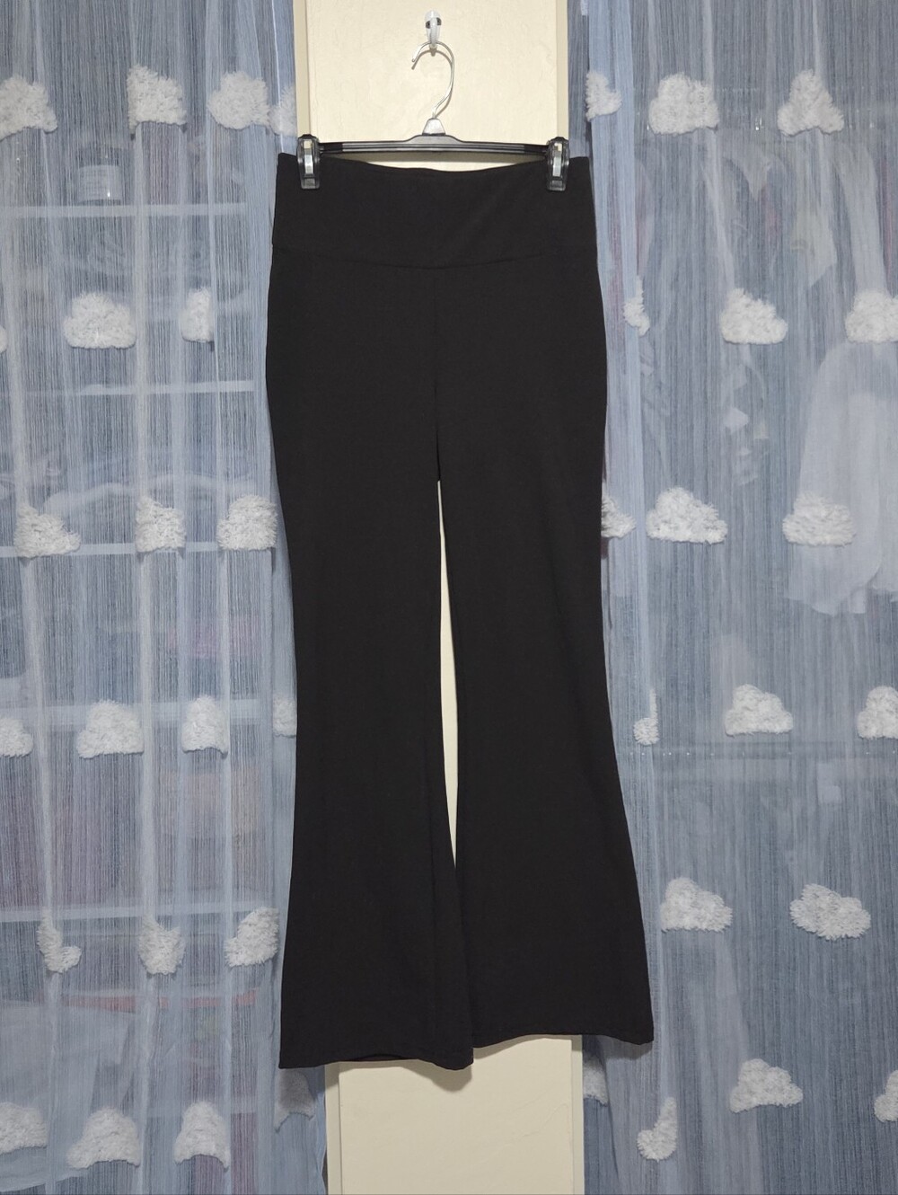 shosho Black Boot-Cut Flare Pants